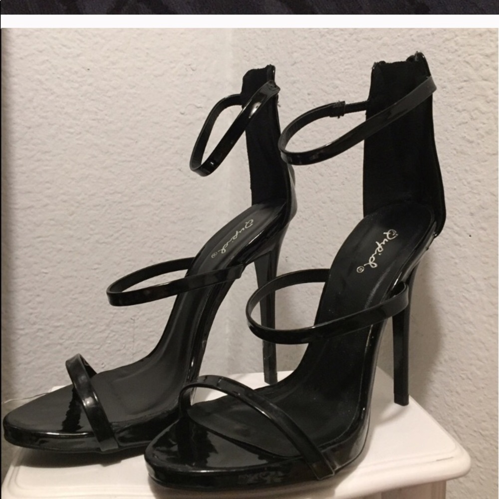 Strappy heels
